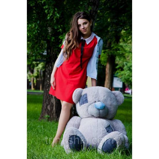 Плюшевый мишка серый Потап 150 см