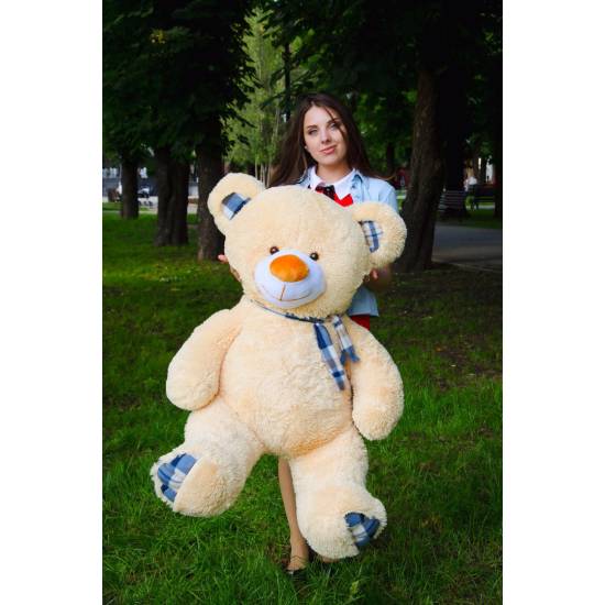 Плюшевый мишка медовый 120 см Барни