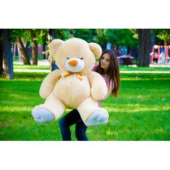 Плюшевый мишка медовый 150 см Томми