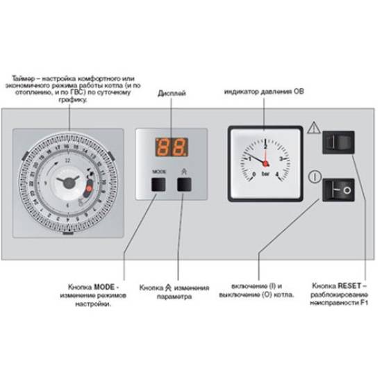 Котел газовый Protherm Медведь 40 KLZ с бойлером