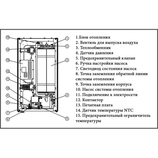 Котел электрический Protherm Ray (Скат) 24KE/14 c шиной eBus (6 + 6 + 6 + 6 кВт) (380 В)